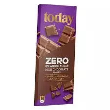 Today Classic Zero Added Sugar Milk Chocolate Bar	65g