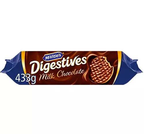 MCVITIES MILK CHOCOLATE DIGESTIVE 433 GR
