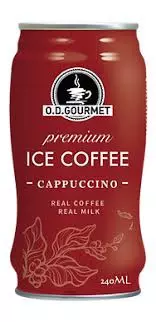 O.D.Gourment Premium Cappuccino Iced Coffee Can	240ml