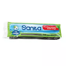 Sanita Biodegradable Trash Bags 114 Liters X-Large	100cm x 12Bags