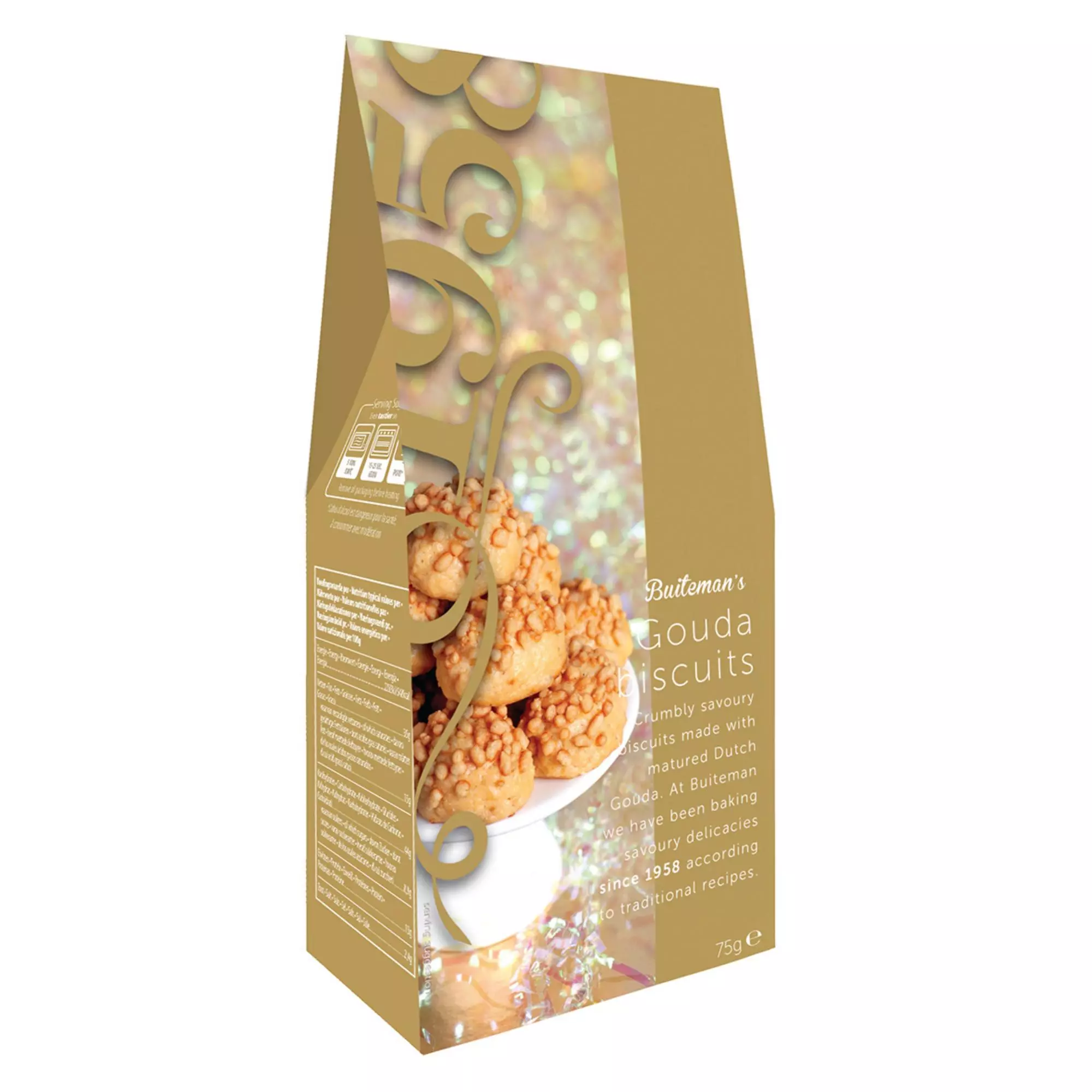 Buiteman Gifting Gouda Biscuits 75g