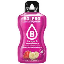 Bolero Zero Added Sugar Banana & Strawberry Instant Mix Sports Drink	9g