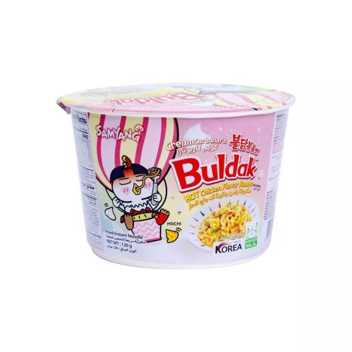 BULDAK CREAMCARBONARA HOT CHICKEN FLAVOR RAMEN 120G