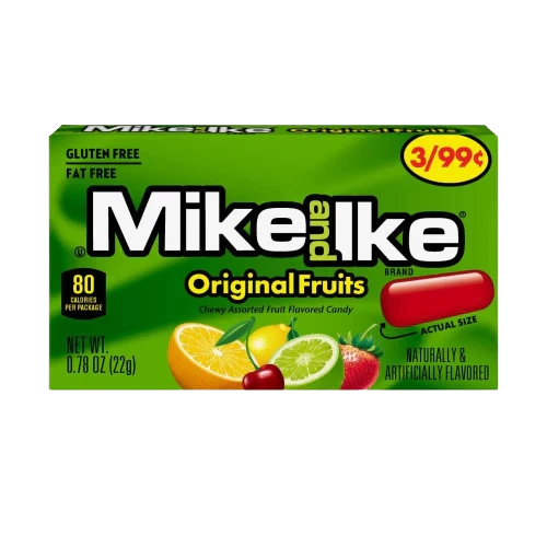 Mike and Ike Original Fruits 22g