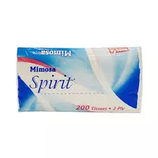 Mimosa Spirit 2-ply Facial Tissues	200Tissues