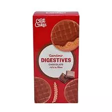 Gandour Digestive Chocolate Biscuits Pack	195g