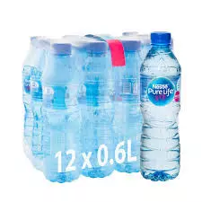 Nestle Pure Life Water Small Bottles Pack	600 ml x 12Bottles