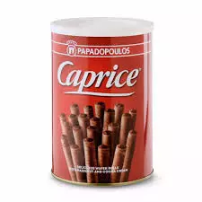 Papa do Poulos Caprice Chocolate Wafer Rolls with Hazelnut Cream	300g