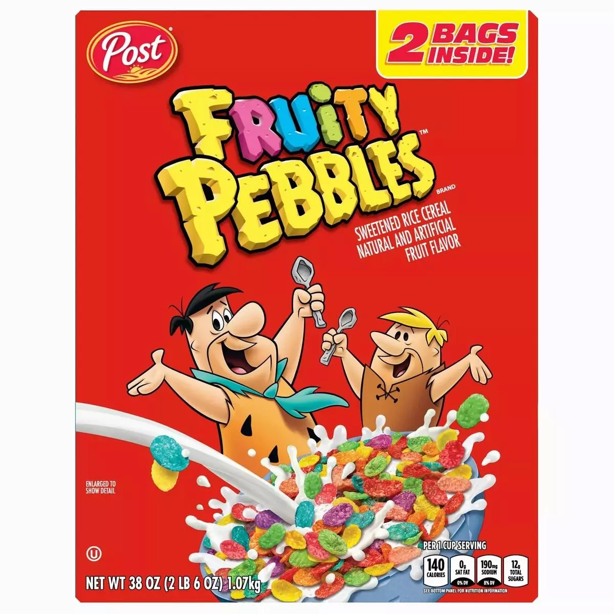 fruity pebbles corn flakes 1.07kg