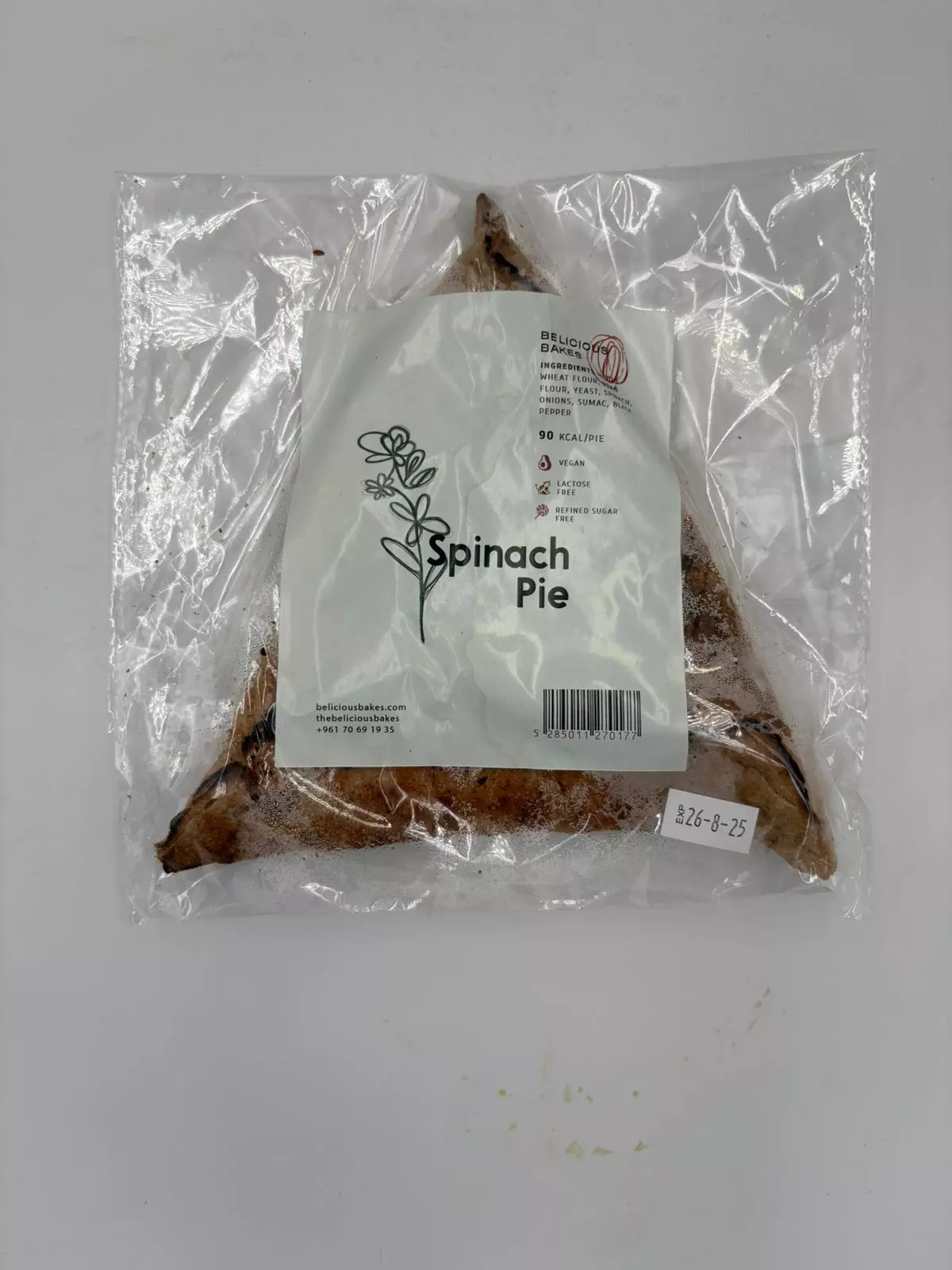 Belicious bakes Spinach Manoushi