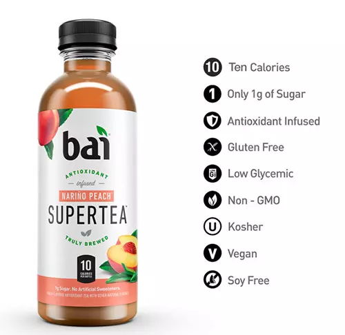 BAI ANTIOXIDANT PEACH 530ML