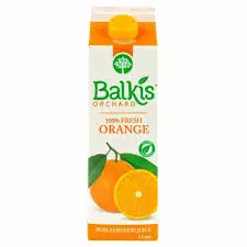 Balkis Orange Juice Large Box	1L