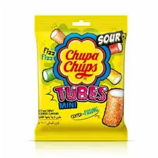 Chupa Chups Mini Tubes Sour Jellies	24.2g