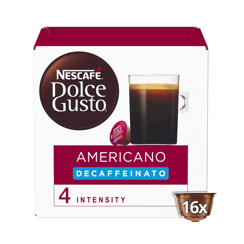 NESCAFE DOLCE GUSTO - AMERICANO DECAFFEINATO - 16 CAPSULES