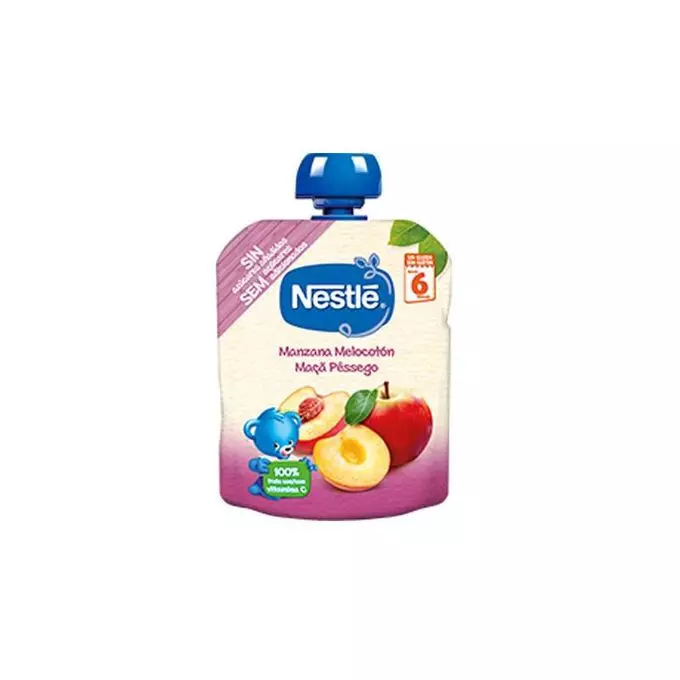 Nestle Peach & Apple 6M 90g