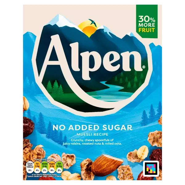 Alpen Muesli No Added Sugar 550g