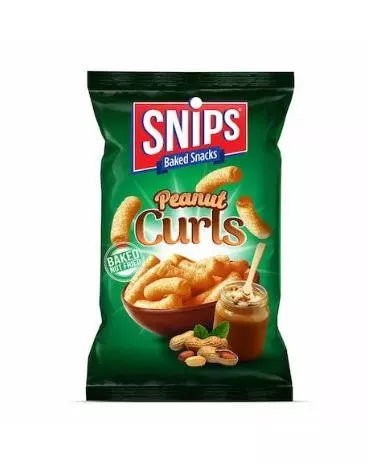 Snips Baked Curls Peanut Chips 200G