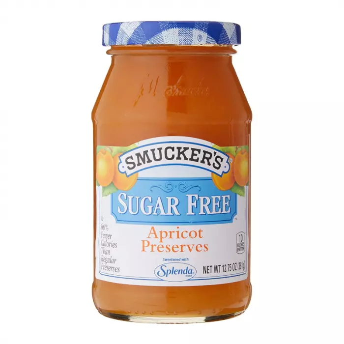Smuckers Peach Preserves Sugar Free Jam 361g