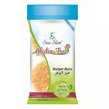 Sea Slim Gluten Free Burger Buns Frozen	180g - 2Buns