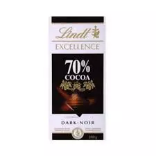 Lindt Excellence Dark Chocolate 70% Cocoa	100g