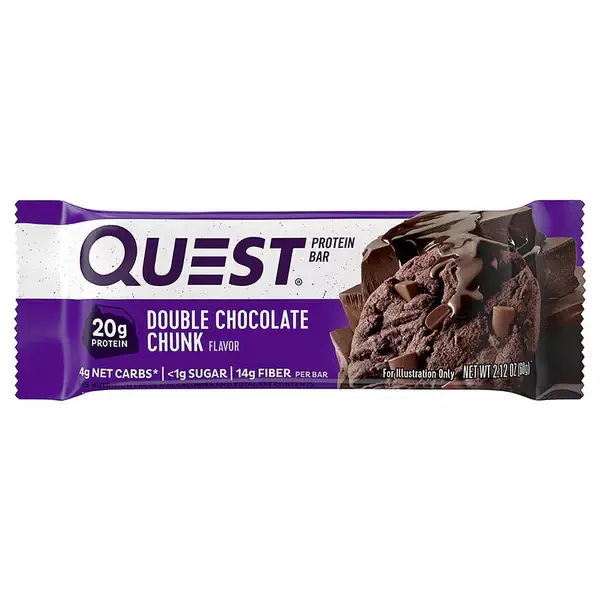QUEST PROTEIN BAR DOUBLE CHOCOLATE CHUNK 60G