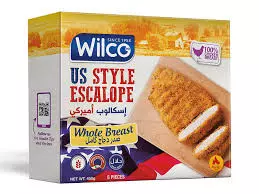 Wilco US Style Chicken Escalope Whole Breast Box	450g - 5Pieces