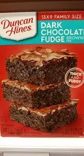 Duncan Hines Dark Chocolate Fudge Brownies Mix 515g