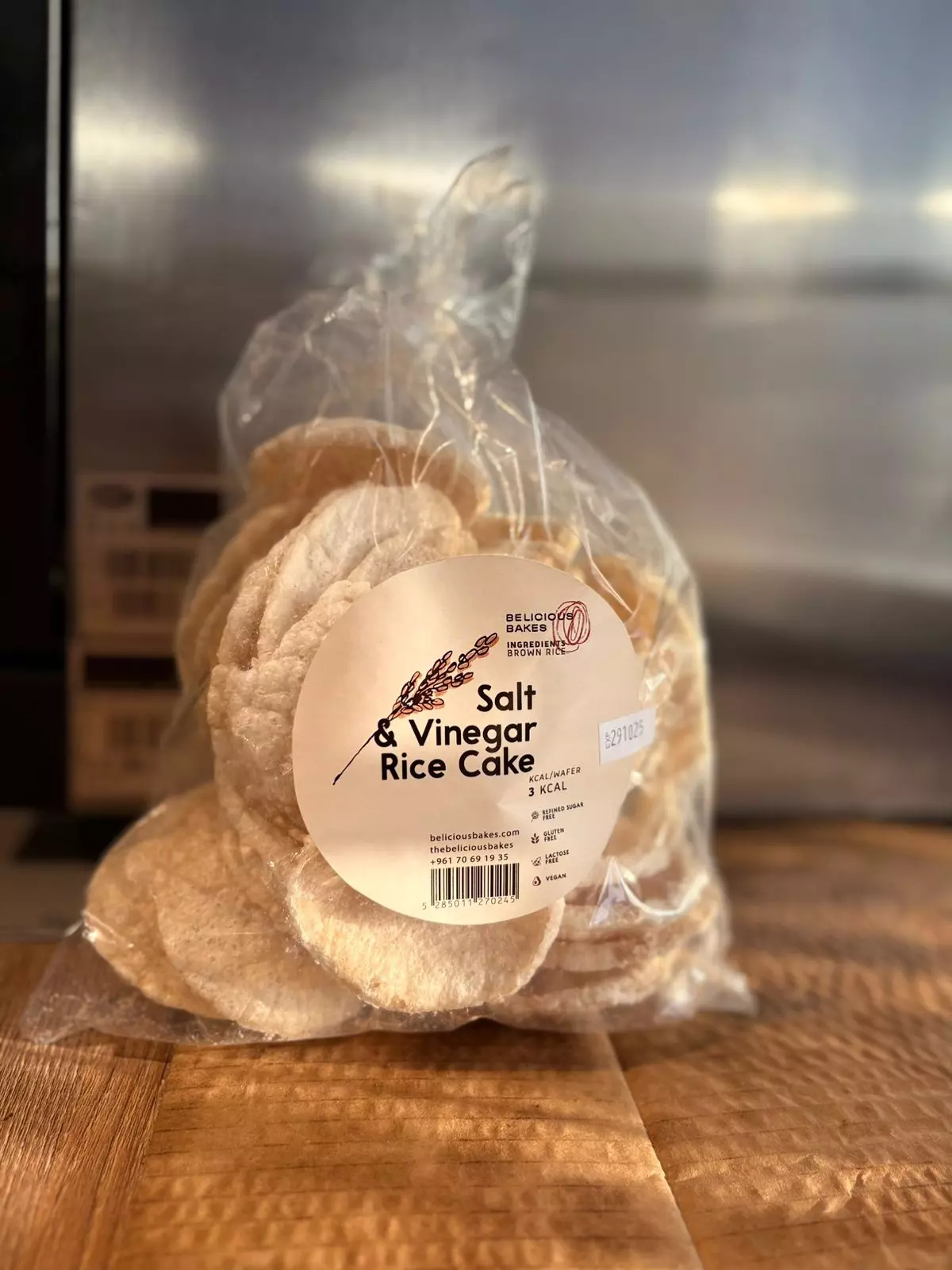 Belicious Bakes Salt and Vinegar Rice Cake