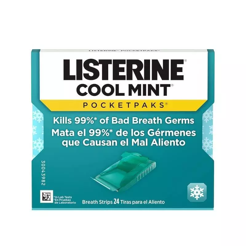 Listerine Cool Mint Breath Strips 24 pcs