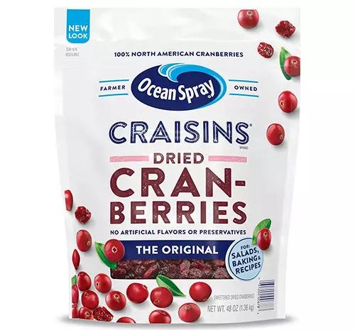 OCEAN SPRAY DRIED CRAN-BERRIES 1.36KG