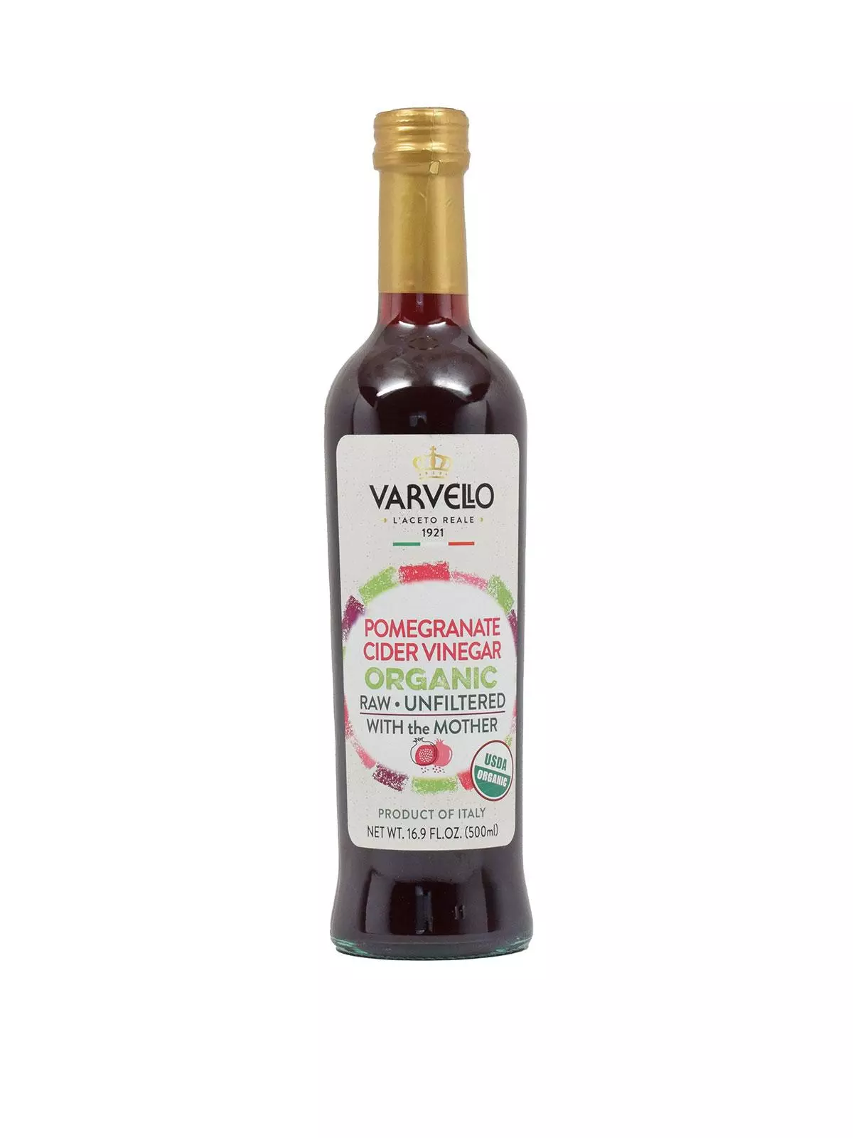 VARVELLO ORG POMEGRANATE VINEG GF 500ML