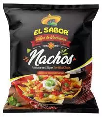 El Sabor Light Salted Nacho Chips Medium	200g