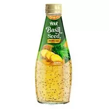 Vinut Basil Seed Pineapple Juice Glass Bottle	290ml