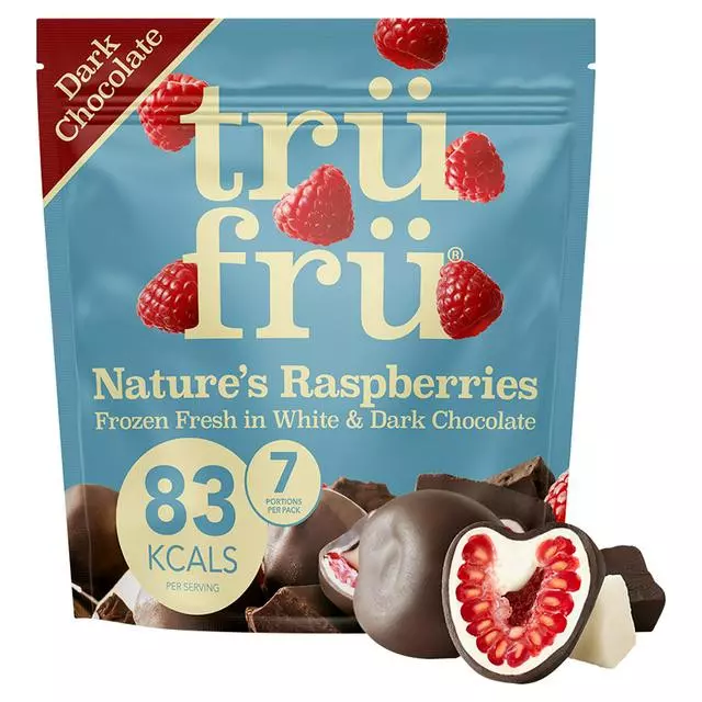 TRU FRU RASPBERRY DARK 200G