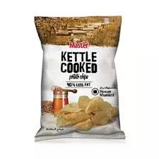 Master Kettle Cooked Low Fat Honey Mustard Potato Chips Large