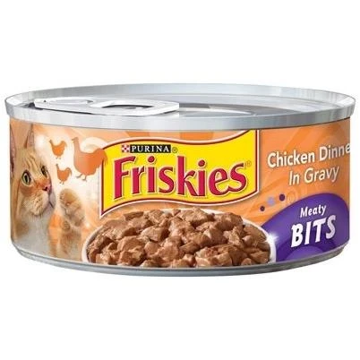 FriskiesCat Food, Meaty Bits Chicken, 5.5-oz. Can