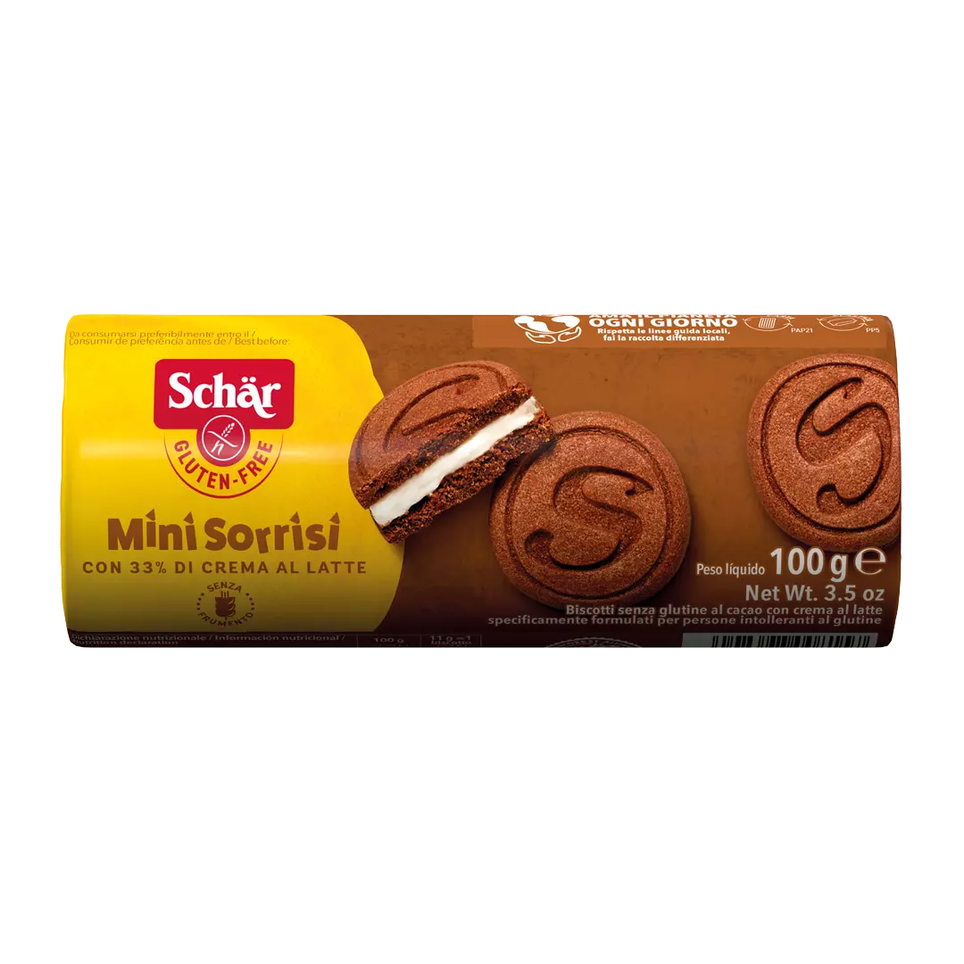 SCHAR MINI SORRISI CREAM AL LATTE 100G