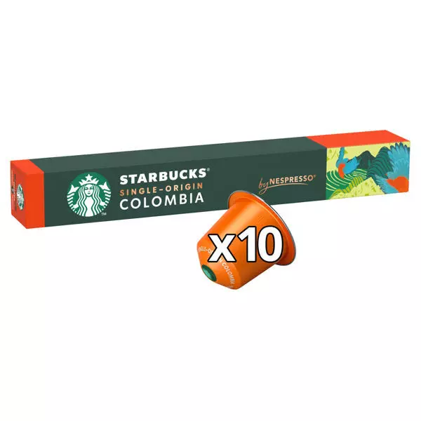 Starbucks® by Nespresso® Columbia Medium Roast Coffee Pods 10's