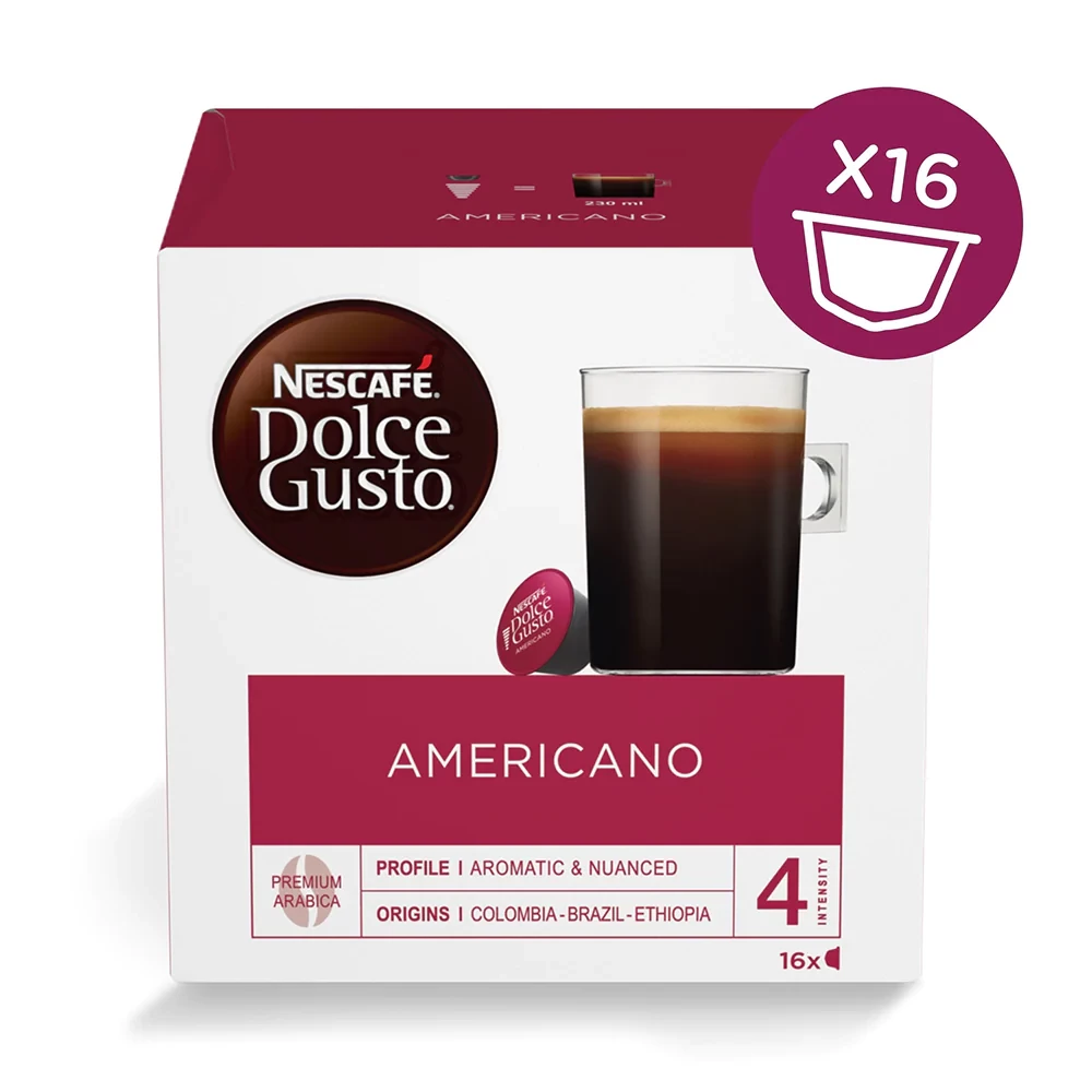 NESCAFE DOLCE GUSTO - AMERICANO- 16 CAPSULES