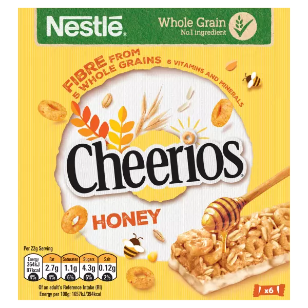Cherrios Honey 6 x 22g (132g)
