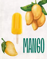 Bisous Natural Mango Ice Cream Stick	1Stick