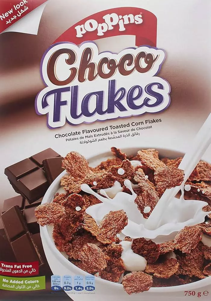 POPPINS CHOCO FLAKES 750G