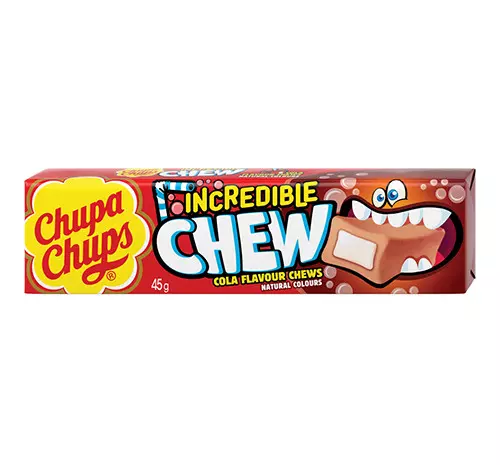 CHUPA CHUPS CHEW SOFT CANDY COLA 45G