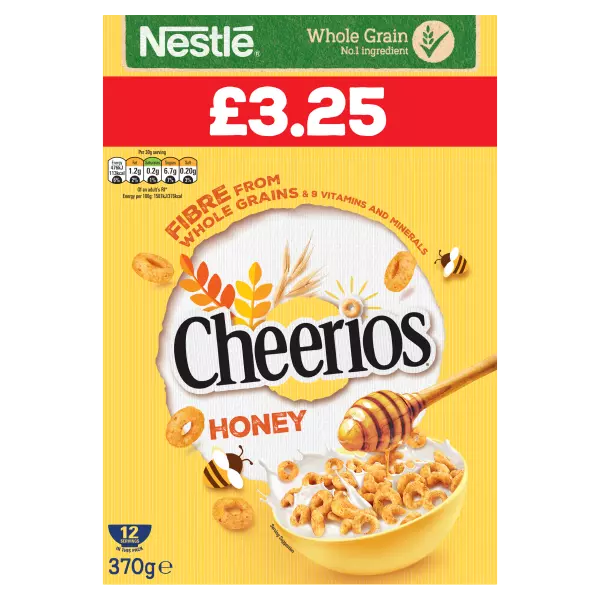 Nestle Honey Cheerios Pm £3.25 370g