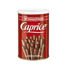 Caprice Wafer Rolls with Hazelnut and Cocoa Cream	53g