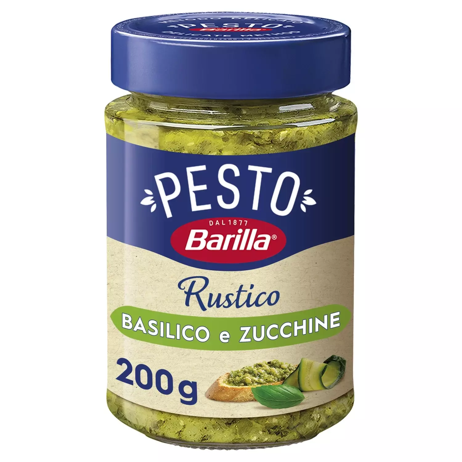 PESTO BARILLA RUSTICO BASIL & ZUCCHINE 200G