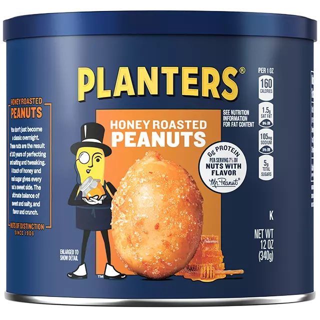 Planters Dry Roasted ( Honey Roasted ) Peanuts 340g