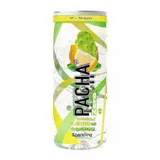 Pacha Zero Added Sugar Lemon Cactus Sparkling Drink Can	250ml
