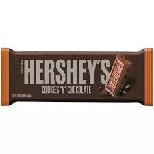 Hershey's Cookies 'N' Chocolate Chocolate Bar	40g