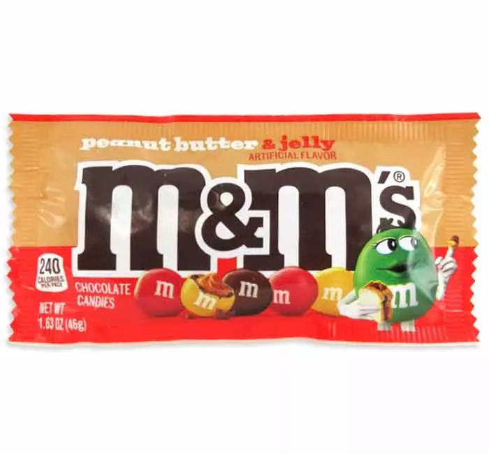 M&M PEANUT BUTTER & JELLY 46G
